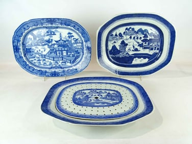 19th c. Platters