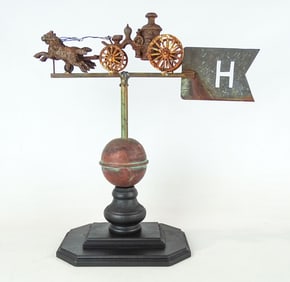 Fire Pumper Weathervane