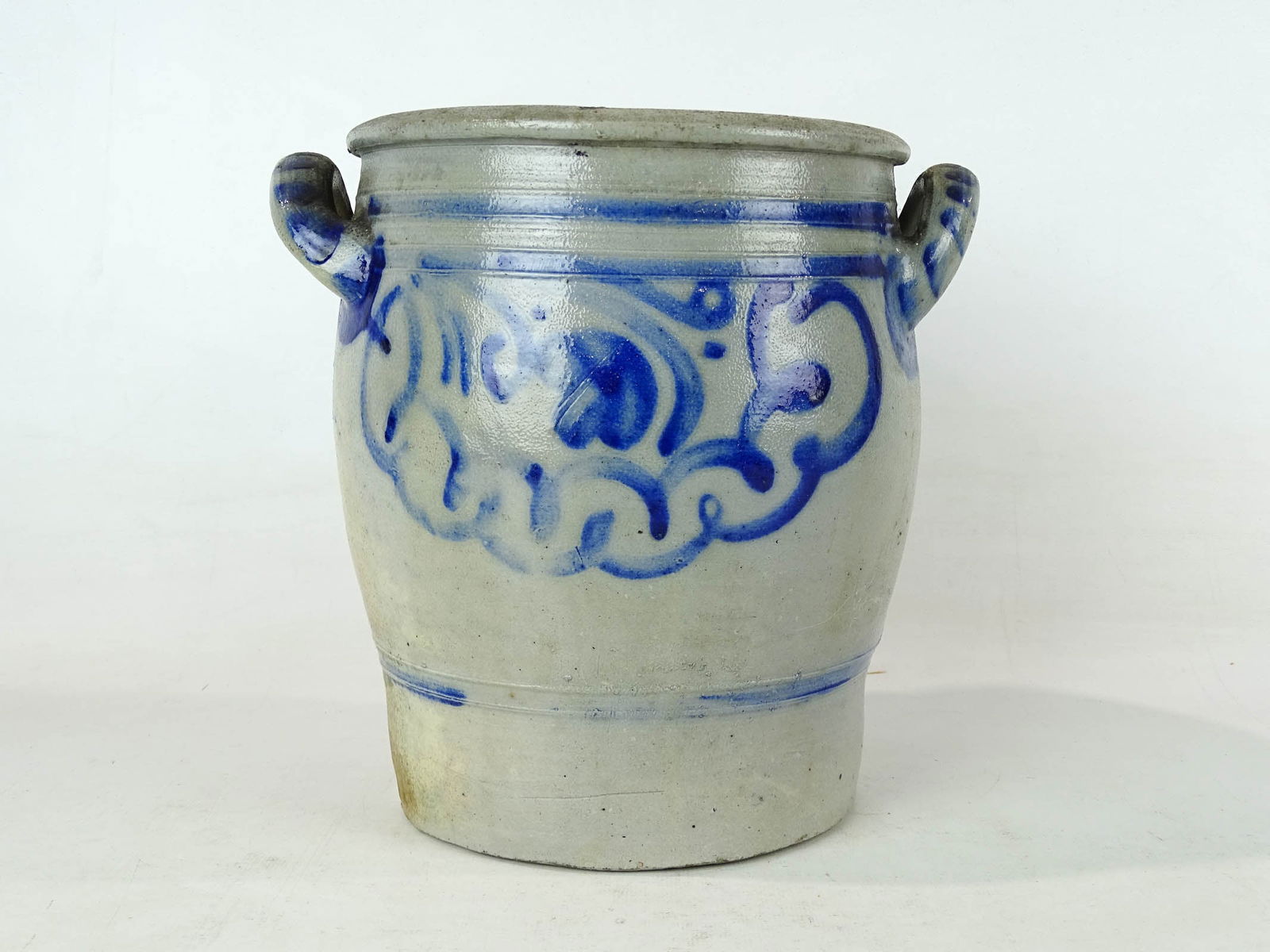 19th c. Stoneware Crock (1 of 6)