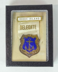 Rhode Island Delegate Naval Badge