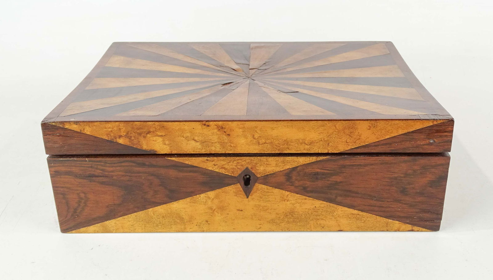 19th c. Mixed Wood Document Box (1 of 10)