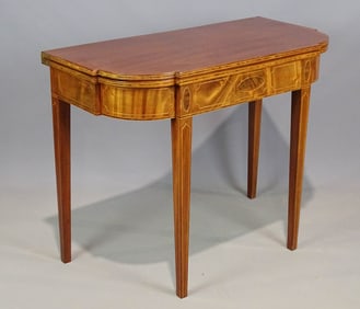 19th c. Federal Card Table