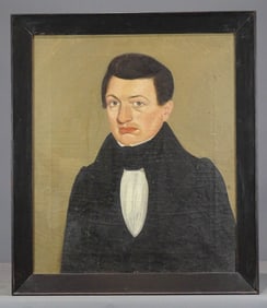 Painting: 19th c. Portrait of a Gentleman