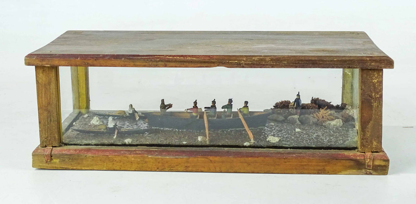 Early Diorama People in Boats (1 of 8)