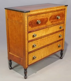 19th c. Inlaid Chest of Drawers