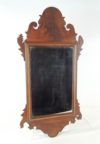 18th c. Chippendale Mahogany Wall Mirror