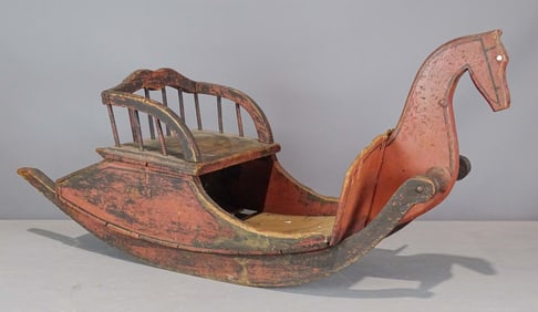 19th c. Child's Rocking Horse