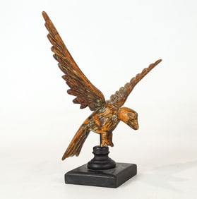 Folk Art Wooden Carved Eagle