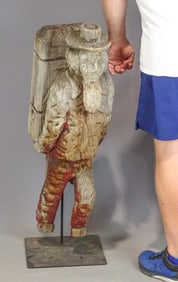 Folk Art Carving of an Old Man