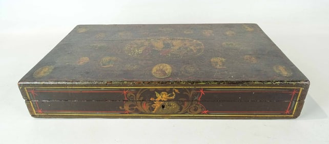 19th c. Painted Box