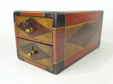 19th c. Paint Decorated Box