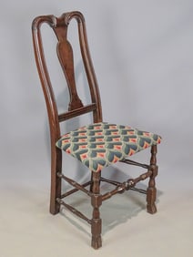18th c. Spanish Foot Queen Anne Chair