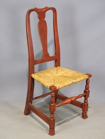 18th c. Spanish Foot Queen Anne Chair