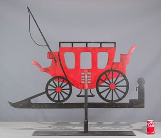 Sheet Metal Coach Weathervane