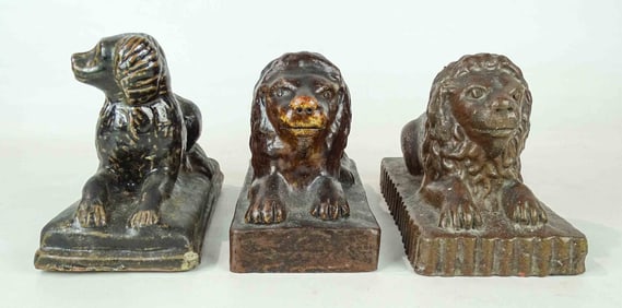 Sewer Tile Lions and Spaniel