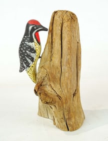 Folk Art Carved Bird
