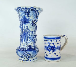 Dutch Garniture and Tankard