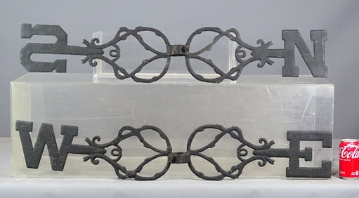 Pair Cast Iron Directionals