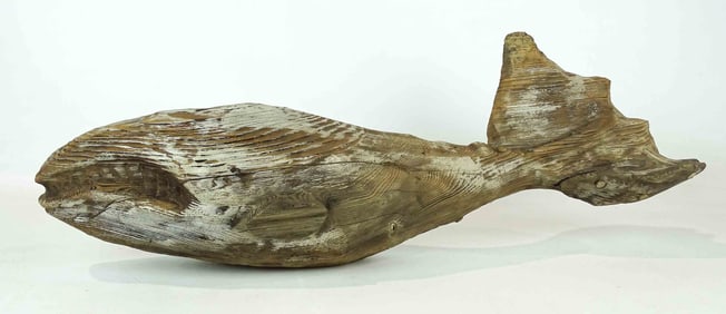 Folk Art Whale Carving