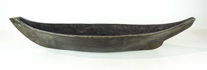 Northwest Coast Carved Wooden Canoe