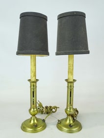 Pair Candlestick Lamps