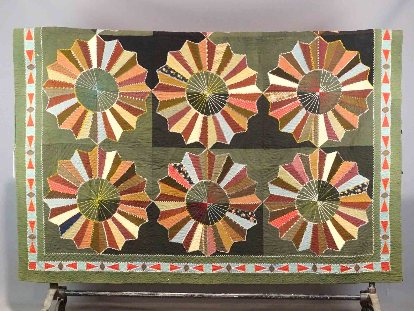 19th c. Wool Quilt (1 of 7)