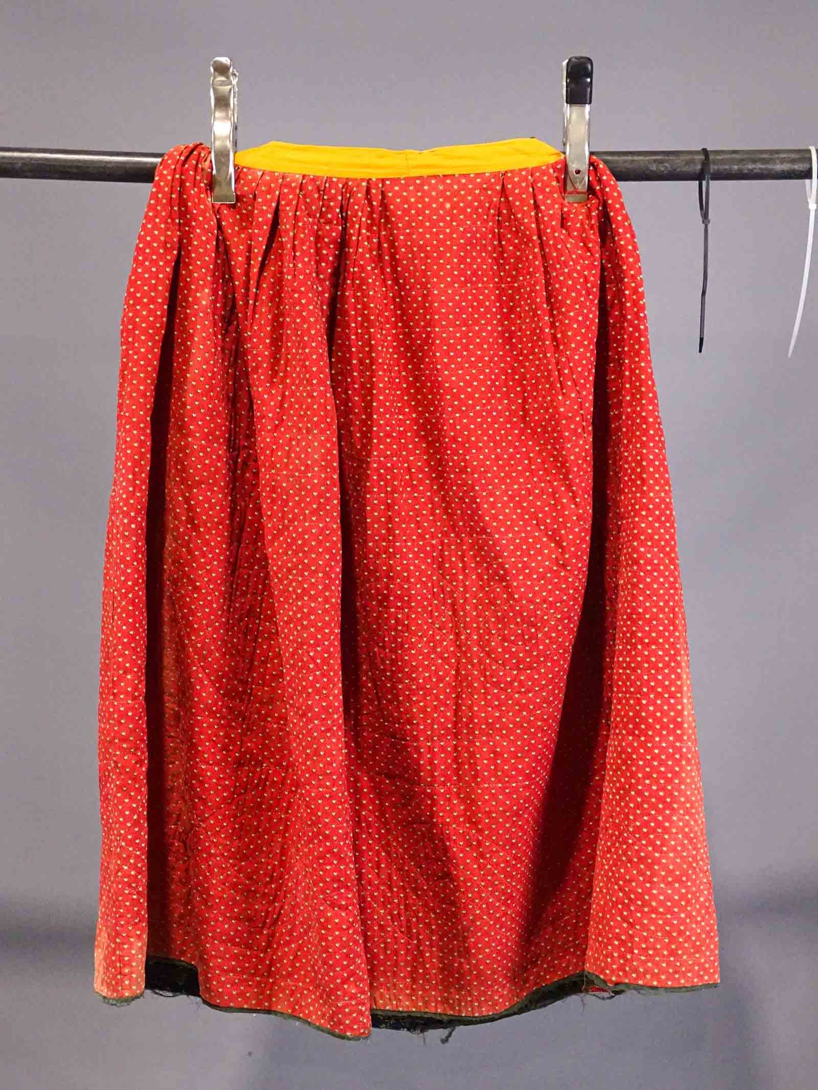 Antique Dress: Antique dress. Provenance: Ed and Anita Holden Collection.