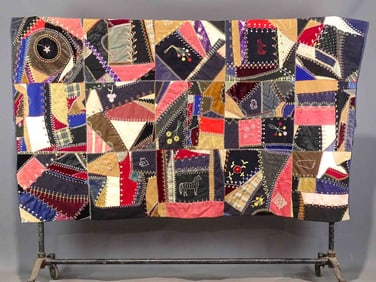 19th c. Crazy Quilt