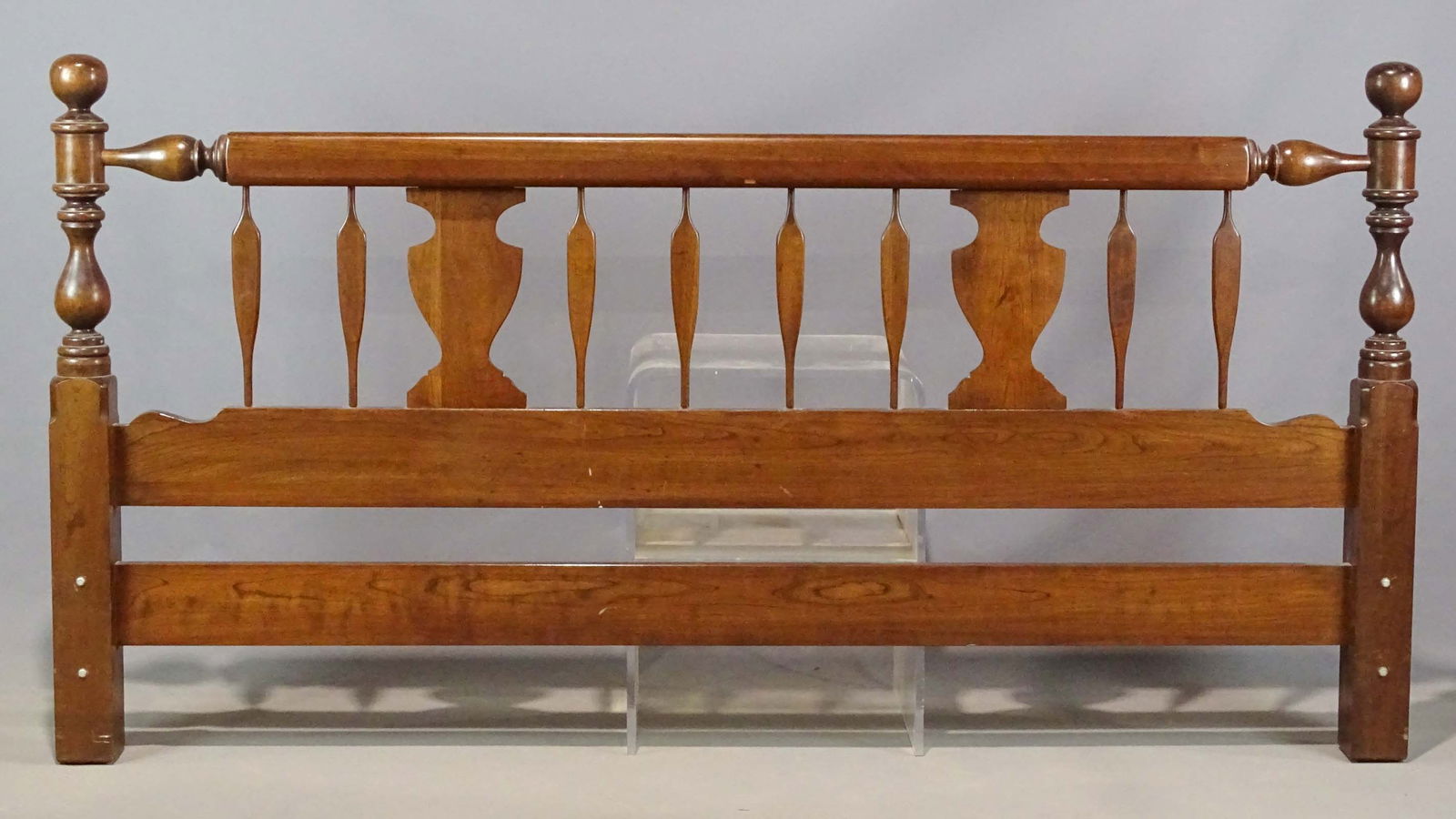 Wooden Headboard: Wooden headboard. 81" x 43". Provenance: Ed and Anita Holden Collection.25