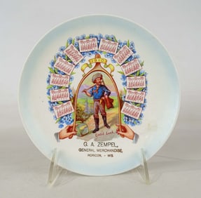 1910 Calendar Plate