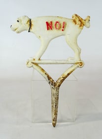 Metal Dog Yard Sign