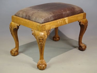 Chippendale Style Footstool