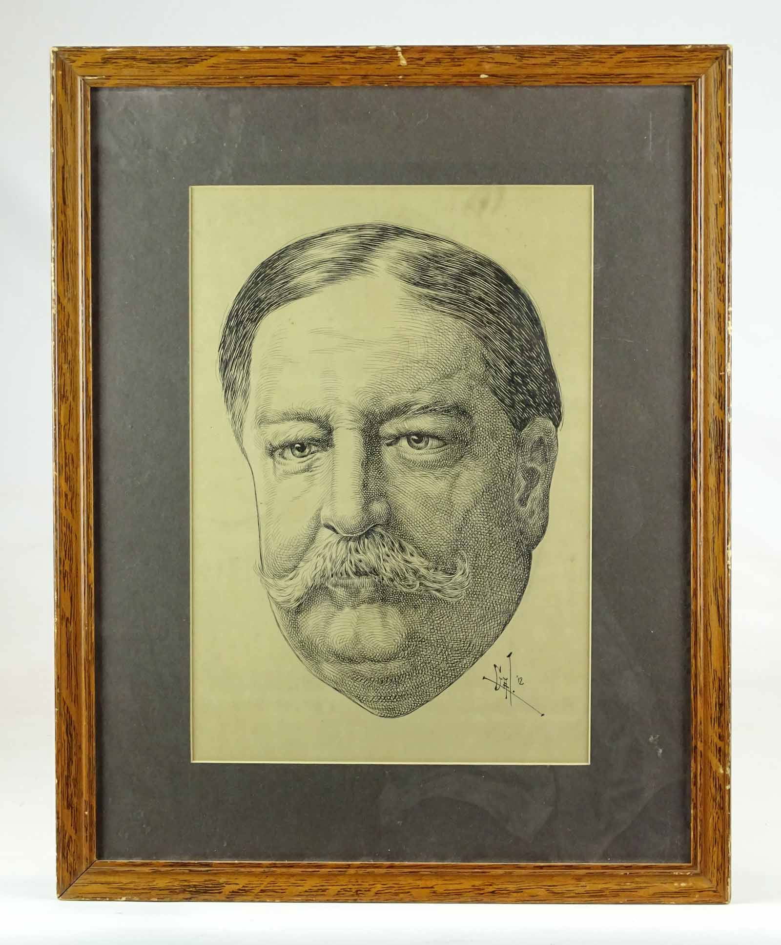 Original Drawing of William Howard Taft (1 of 4)
