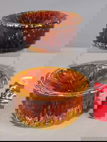 Rockingham Glaze Spittoons