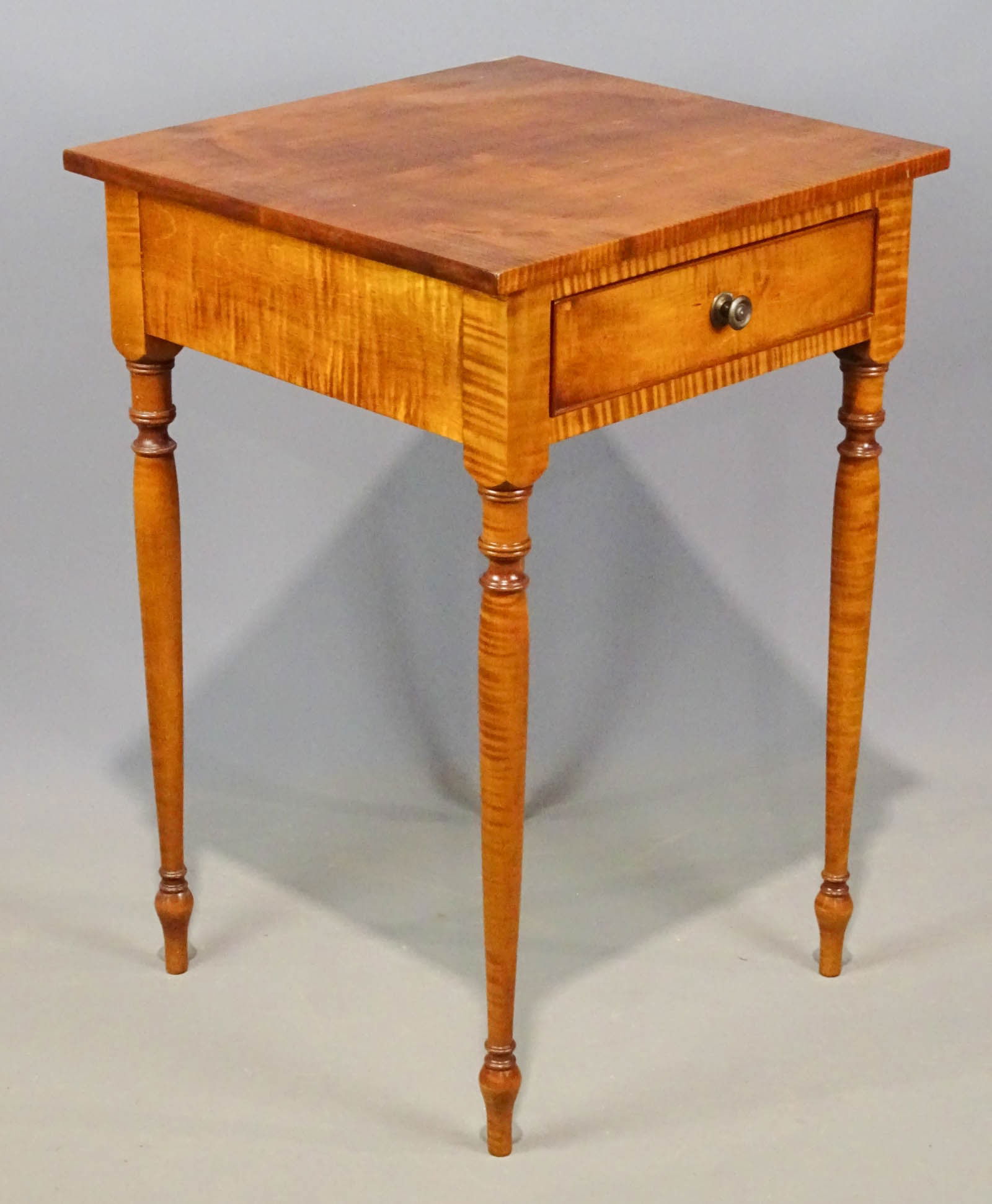 D.R. Dimes Labeled Tiger Maple Stand (1 of 6)