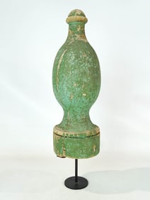 19th c. Wooden Finial