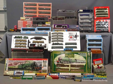 Collection of H. O. Trains
