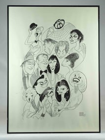 Al Hirschfeld Lithograph