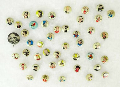 Comic Character Pinbacks