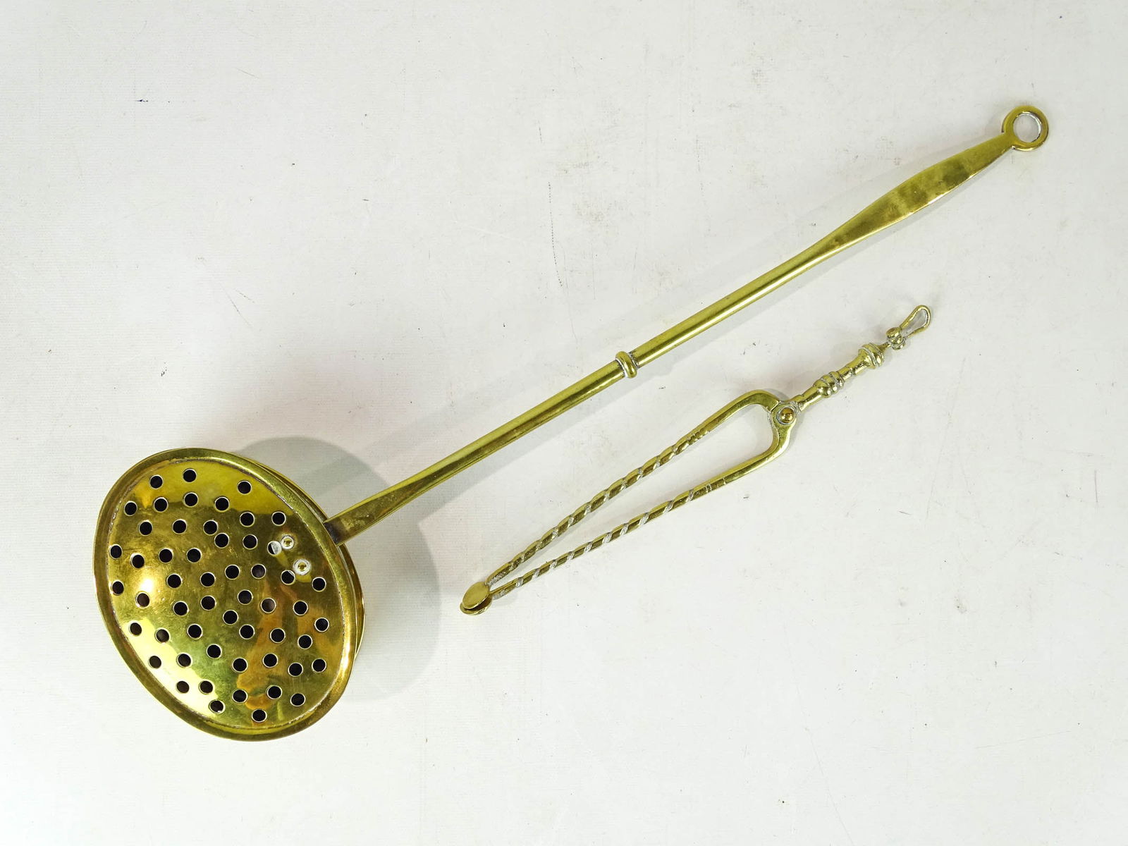 English Brass Antique Implements (1 of 7)