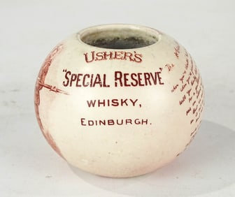 Antique British Whisky Match Striker