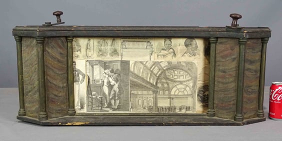 19th c. Rolling Print Display