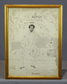 19th c. English Penmanship Engraving