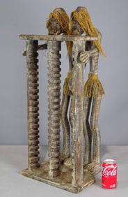 Carved Wooden Shelf