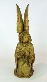 Early Continental Carved Angel