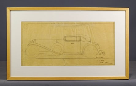 Duesenberg Line Drawing
