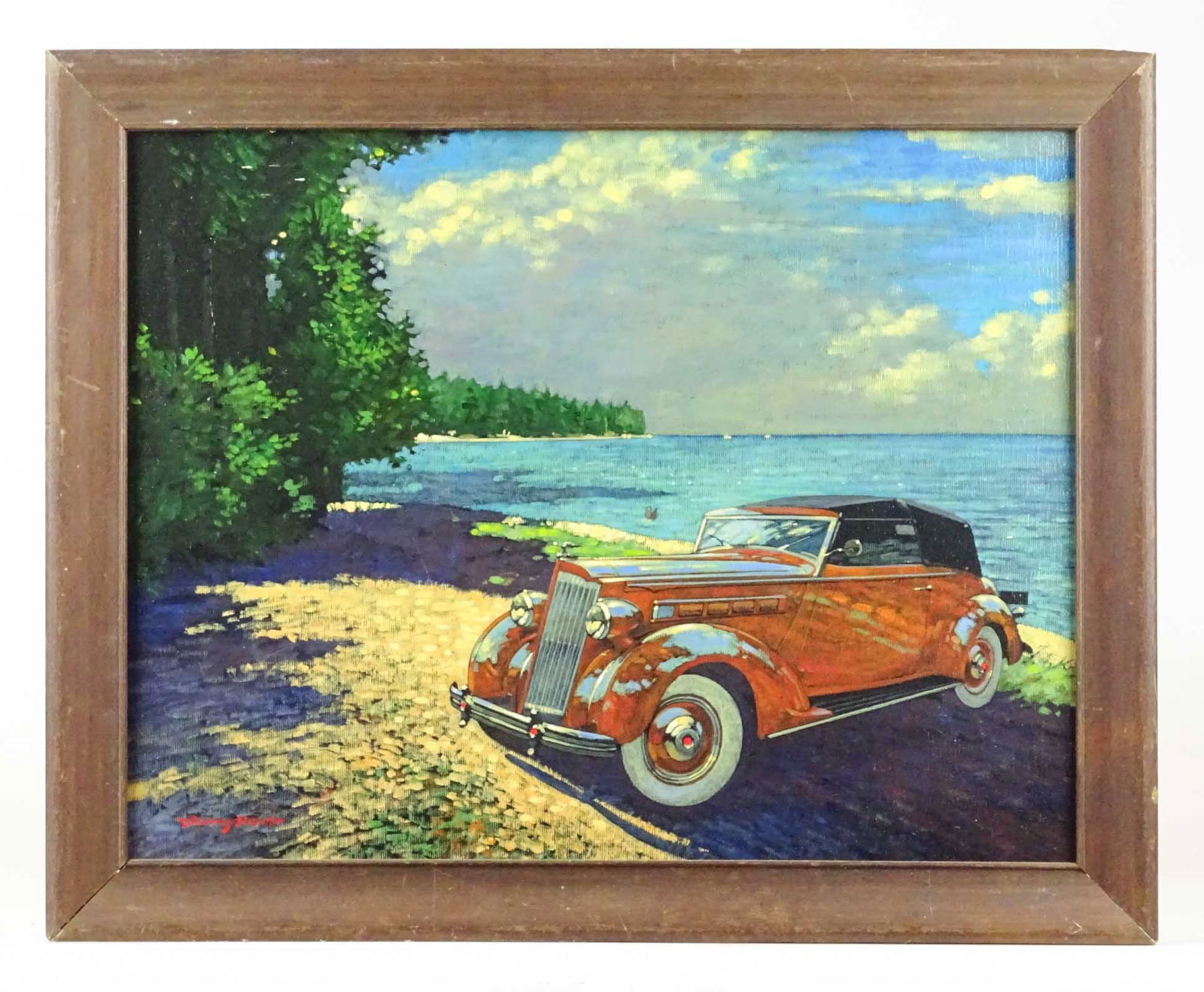 Painting: Automobile Portrait by Barry Rowe (1 of 6)