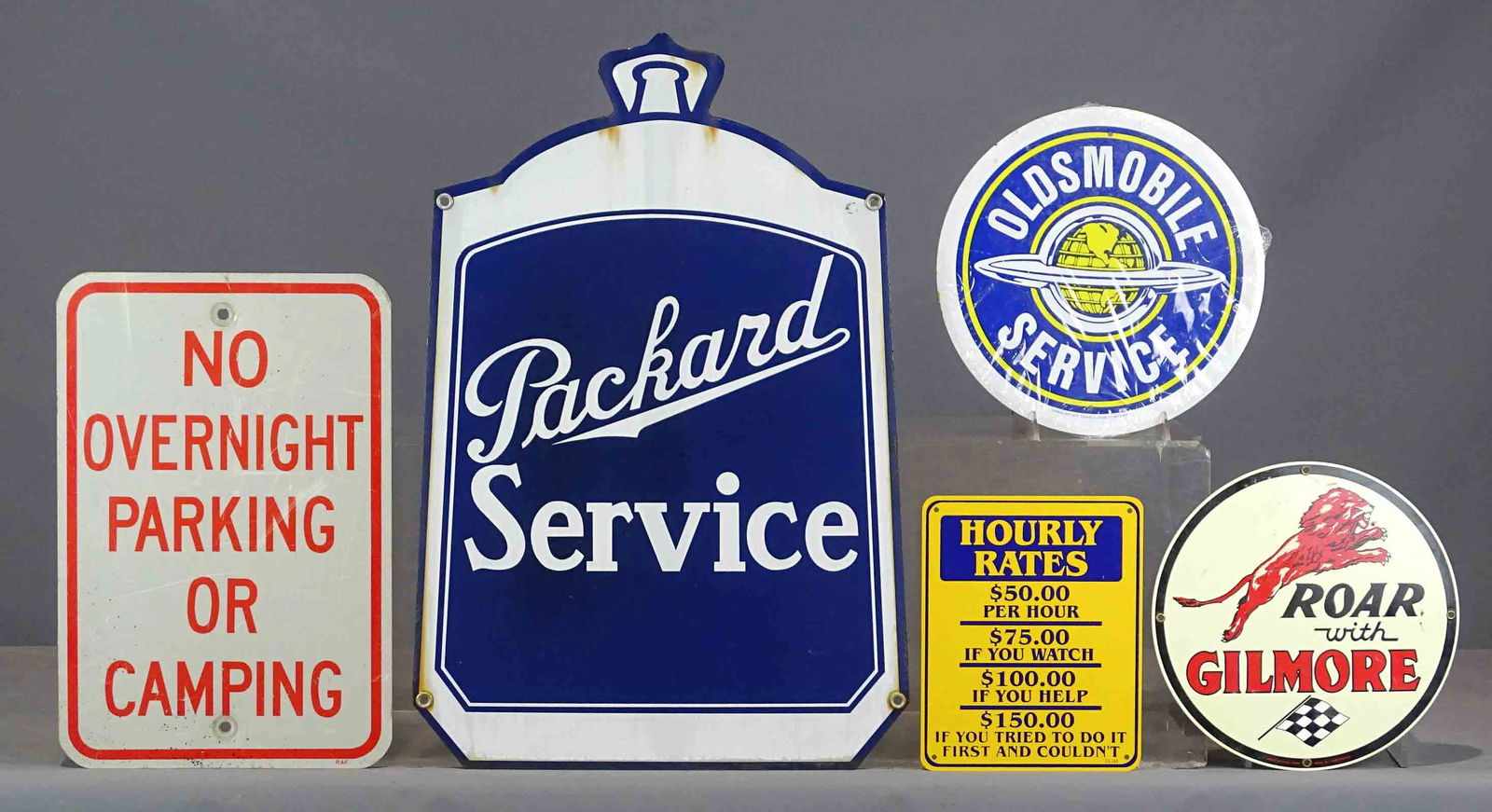 Reproduction Auto Sign Lot (1 of 8)