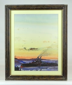Ship Painting by Robert Andrews Parker