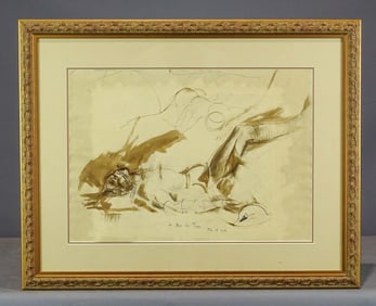 Watercolor Painting, WWI Subject